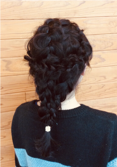 編み込み・お呼ばれヘアアレンジ