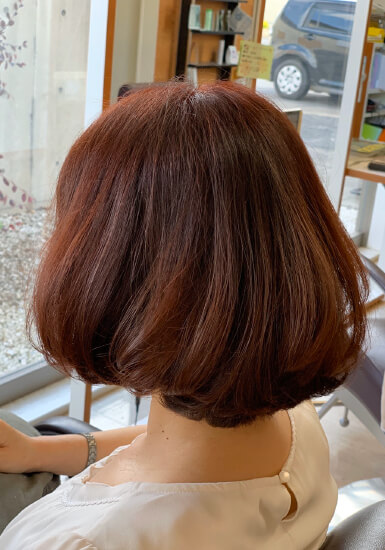 レッドブラウンボブ